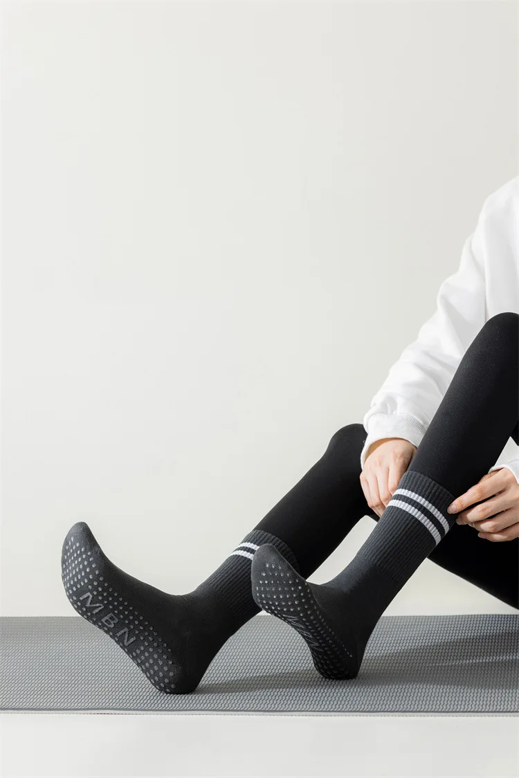 Ladies Ballet Dance Gym Elastic Fitness Cotton Non Slip Socks Women Breathable Grip Anti Slip Yoga and Pilates Socks for Woman 64 Sf5ce0267f3e644fab73509052c382bdf8