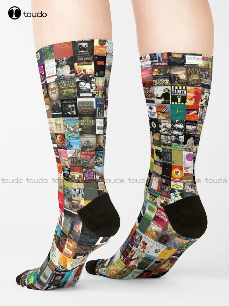 

Classic Books Socks Cotton Socks Unisex Adult Teen Youth Socks 360° Digital Print Harajuku Streetwear Gd Hip Hop Gift Retro Art