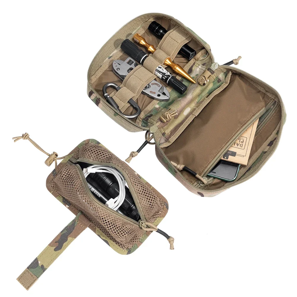 Tactical Molle Pouch Waist Bag Outdoor Men EDC Tool Bag Utility Camping Hunting Accessories Pouch Organizer Vest Pack 4