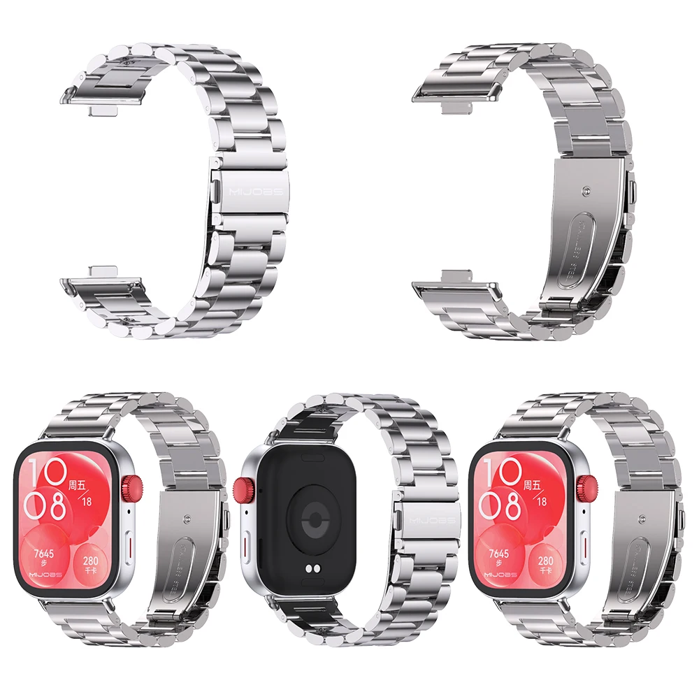 Premium Metal Wristband Strap for Smartwatch - Elegant and Durable Watchband Accessory