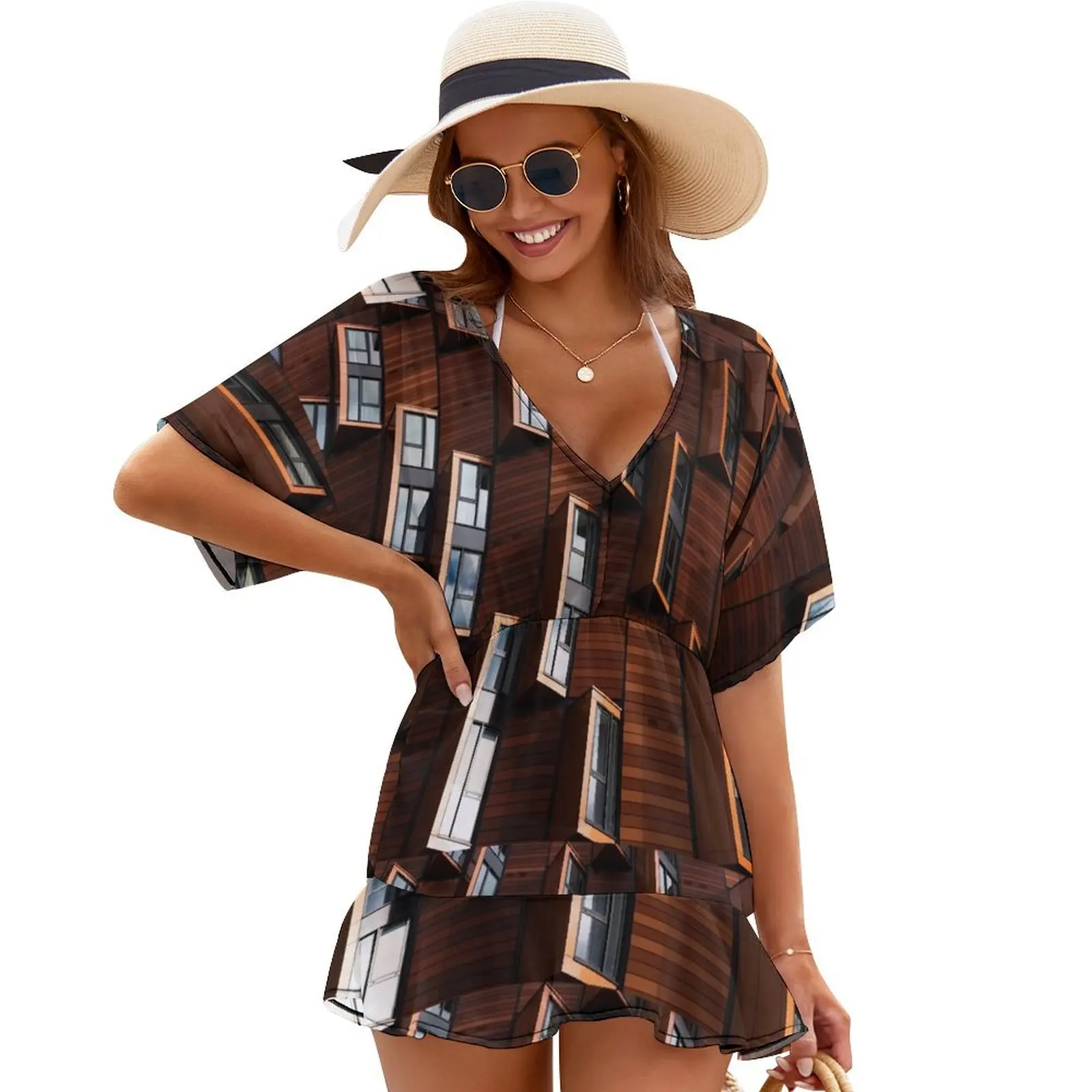 

Reflecting Light Cover Ups women's elegant loose dresses birthday dress