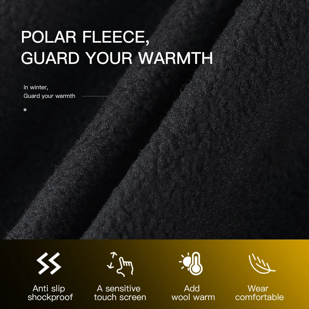 NEW Winter Sports Plus Velvet Warm Gloves For Men And Women Touch Screen Ski Cycling Bicycle Riding Cold-Proof Outdoor Gloves 4