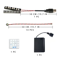 14Pcs Dots LED Light Bricks Compatible with Brand Building Blocks Light for Night Light Model Lighting Decorative Lighting 4