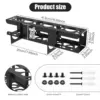 Caulking Tool Organizer Metal Caulk Tube Holder Wall Mounted Sealant Rack Caulking Tube Rack Holds 6 For Garages 2