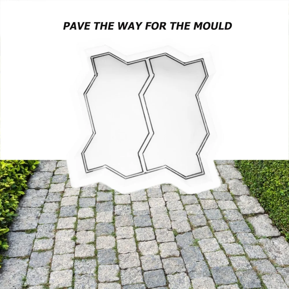 DIY Path Lawn Paving Cement Brick Mold Garden Stone Road Concrete Pavement Tool