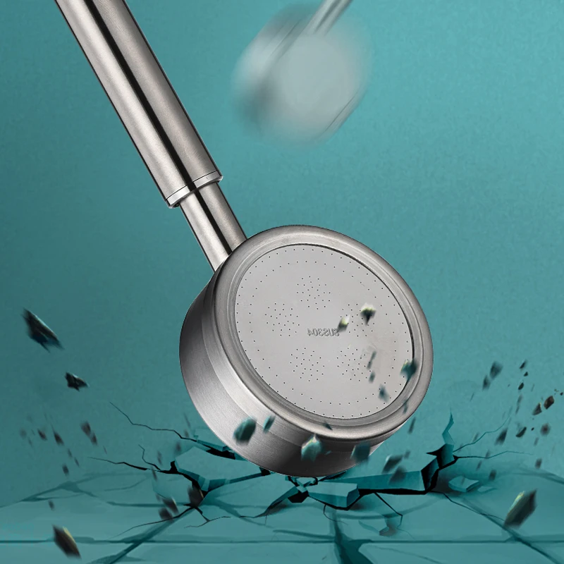 SUS 304 Stainless Steel Bathroom Handheld Shower Head