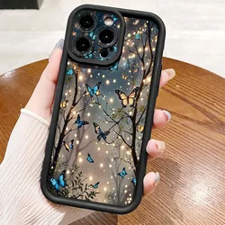 Glow-In-The-Dark Butterfly Design Phone Case Cover for Redmi Note 12 Pro 5G (1)