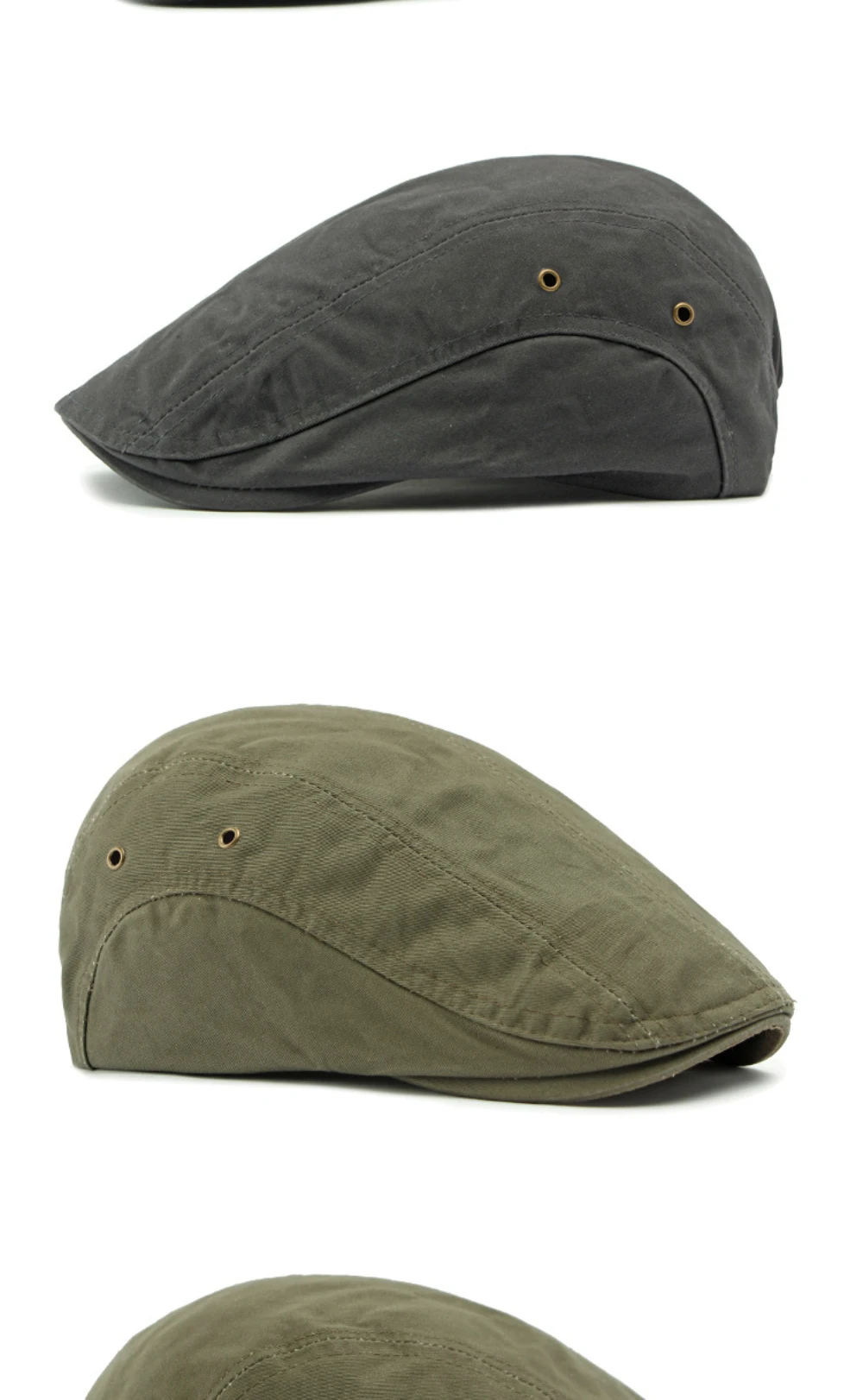 HT4694 Baskenmütze für Männer und Frauen, 100 % Baumwolle, einfarbig, Baskenmütze, Retro-Künstler, Maler, Baskenmütze, männlich, weiblich, verstellbare Ivy-Flachmütze – Detail 8