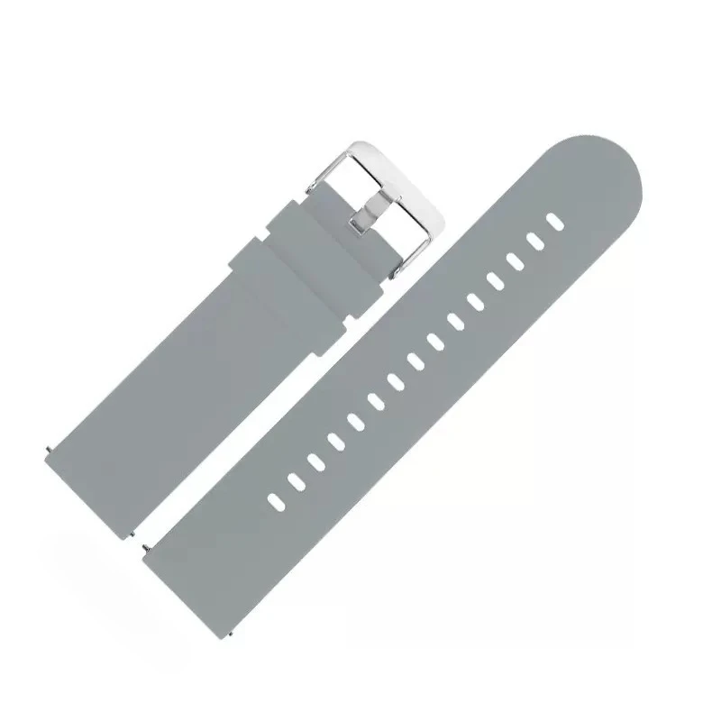 Universal Quick Release Silicone Watch Strap - Soft Rubber Wristband 22mm/20mm
