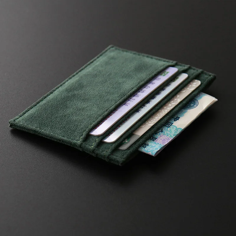 ALCANTARA Card Holder Women & Man Slim Card Wallet