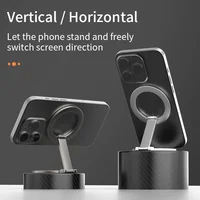 Foldable Double Sided Magnetic Phone Holder for Magsafe Gym Treadmill Universal Folding Car Holder Magnetic Smartphone Stand