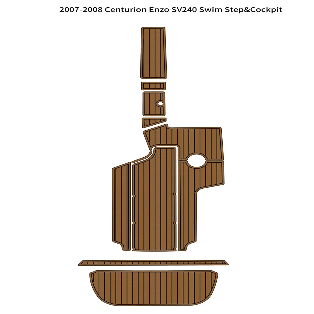

2007-2008 Centurion Enzo SV240, напольный коврик для лодки из ЭВА и тика