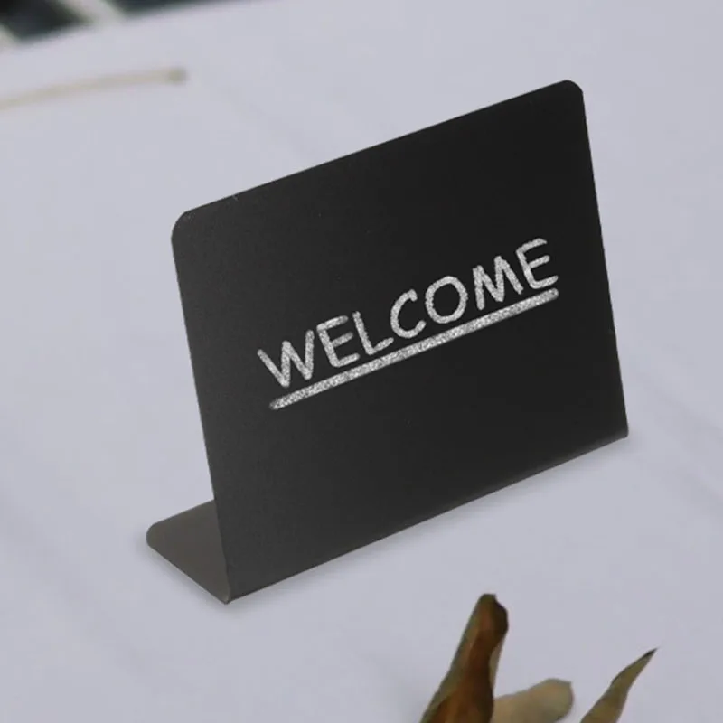 12Pcs Mini Chalkboard Signs Small Blackboard Sign Tabletop Erasable Message Board For Table Numbers Mini Chalkboard Signs NEW