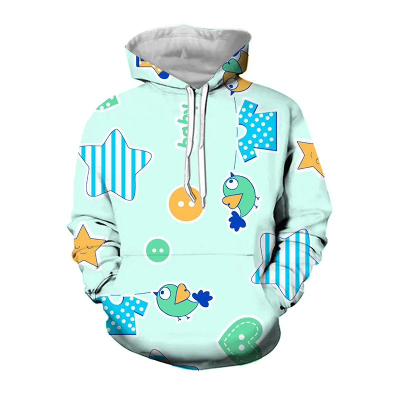 thumbnail image 1 of Sudadera con capucha con estampado de dibujos animados en 3D para hombres y niños, ropa de calle bonita a la moda, sudaderas con capucha de invierno, jerséis Y2k de Harajuku, 1 of 5