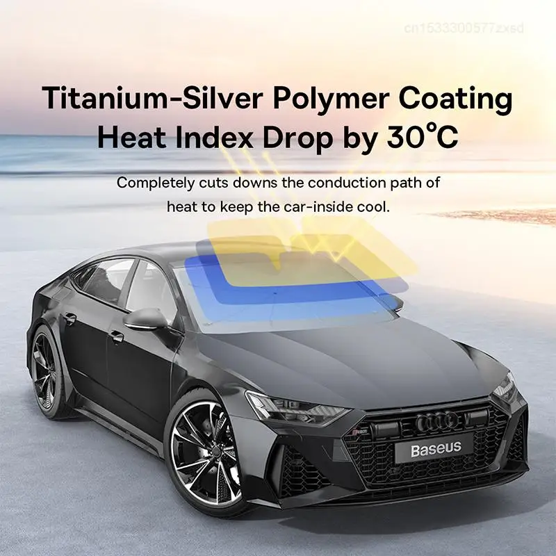 Xiaomi Baseus Car Windshield Sunshades Cover Foldable Sun Visor Shade Umbrella Sunblind Blocks UV Ray Protection Front Window