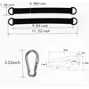 Tree Swing Straps Hanging Kit Heavy Duty Camping Hammock  (2000 LB)  with Safety Lock Carabiners for All Swing Types Outdoors 2
