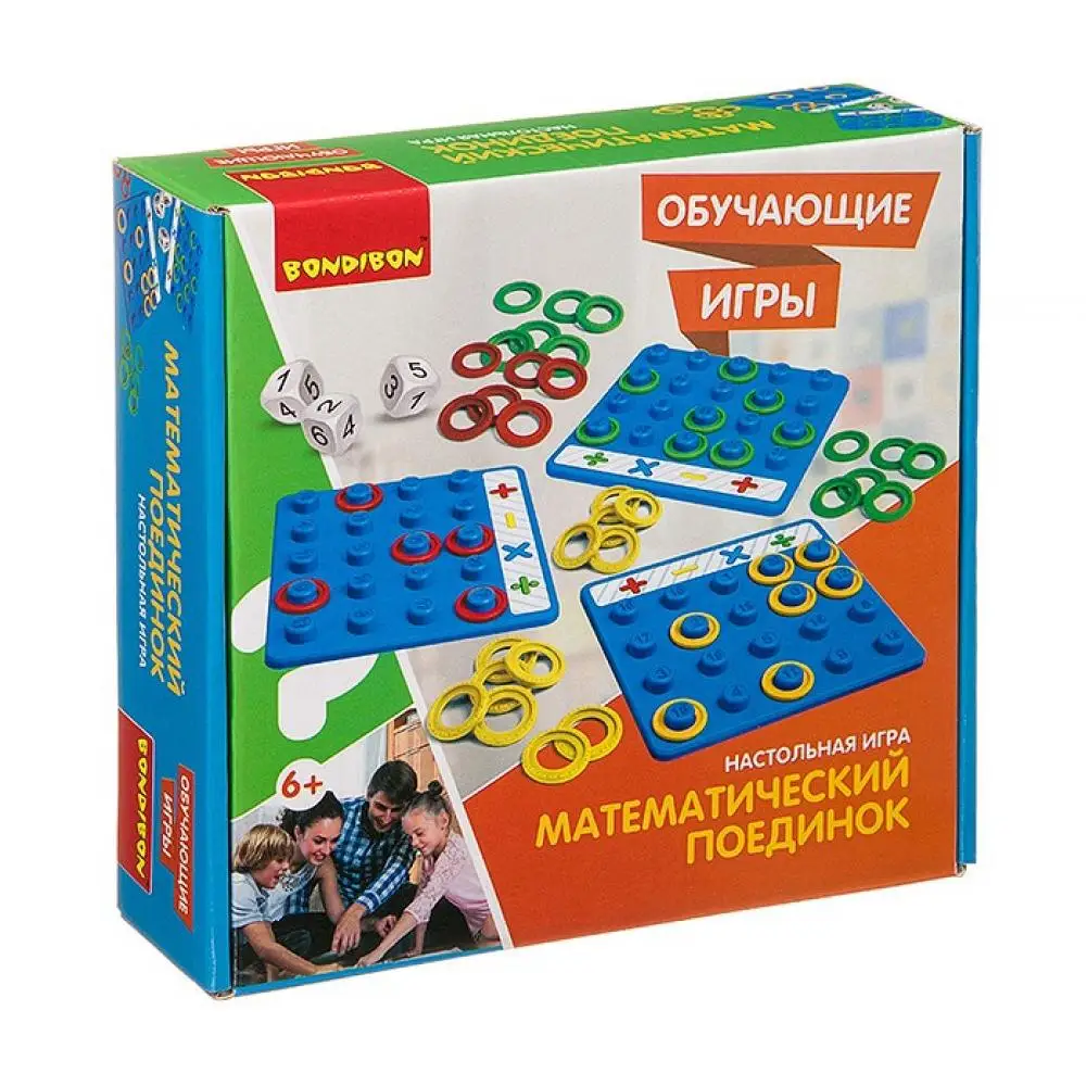 Bondibon Настольная игра Математический поединок |