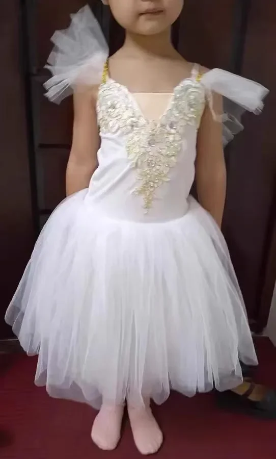 الصيف فتاة فستان الباليه توتو الاطفال ملابس الأطفال يوم Vestidos ملابس رقص الفتيات فساتين غير رسمية ثياب الباليه الزي