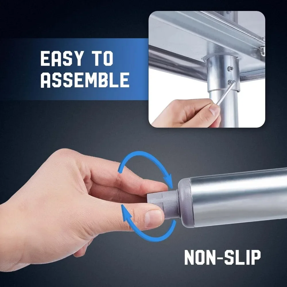 NEW-Stainless Steel Prep Table 72x24 Inch NSF Commercial Work Table with Undershelf Heavy Duty Table for Kitchen Restaurant Home