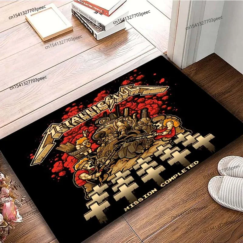 Retro Game Metal Slug Gamer Cartoon Carpet Soft Antiscivolo Soggiorno Camera Da Letto Tappeto Divano Mat Decorazione Bambini Area Di Gioco Tappeto