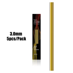 Premium Brass Alloy Solid Round Bar - Multiple Diameter Options for Crafting and Engineering (3.0mm)