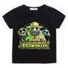Game Zoonomaly T-shirt Summer Kids Cartoon Clothes Cotton Baby Girls Boys Short Sleeve Teens Birthday Sportwear Children T Shirt 1