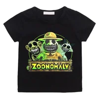 Game Zoonomaly T-shirt Summer Kids Cartoon Clothes Cotton Baby Girls Boys Short Sleeve Teens Birthday Sportwear Children T Shirt 1
