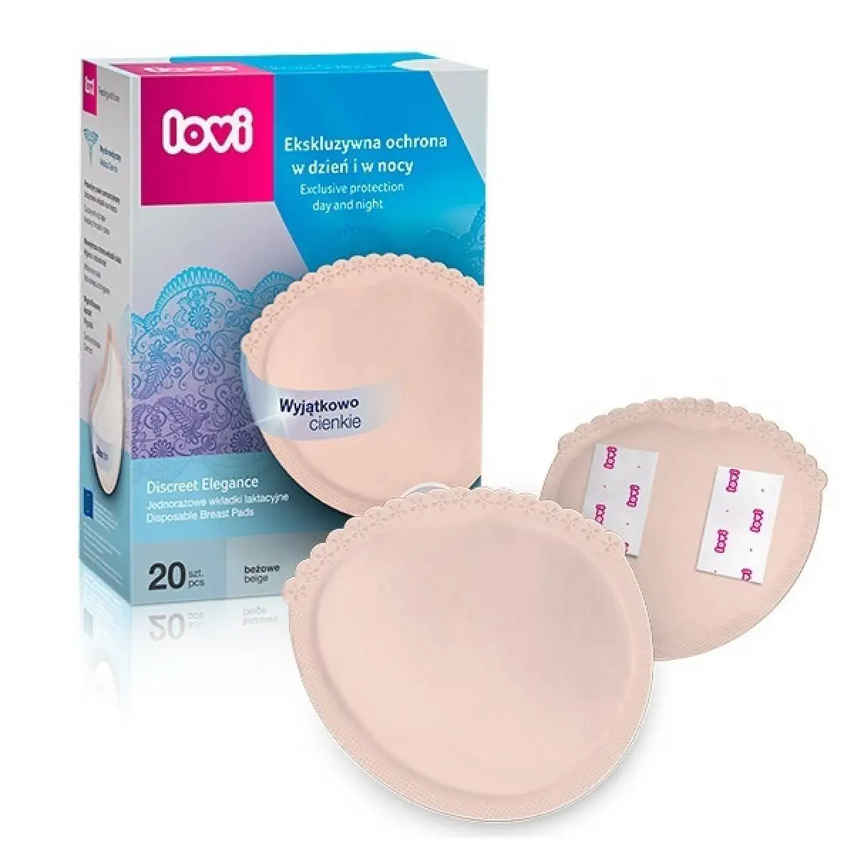 Lovi Вкладыши для бюстгальтера Discreet Elegance 20 штук бежевые | Женская одежда