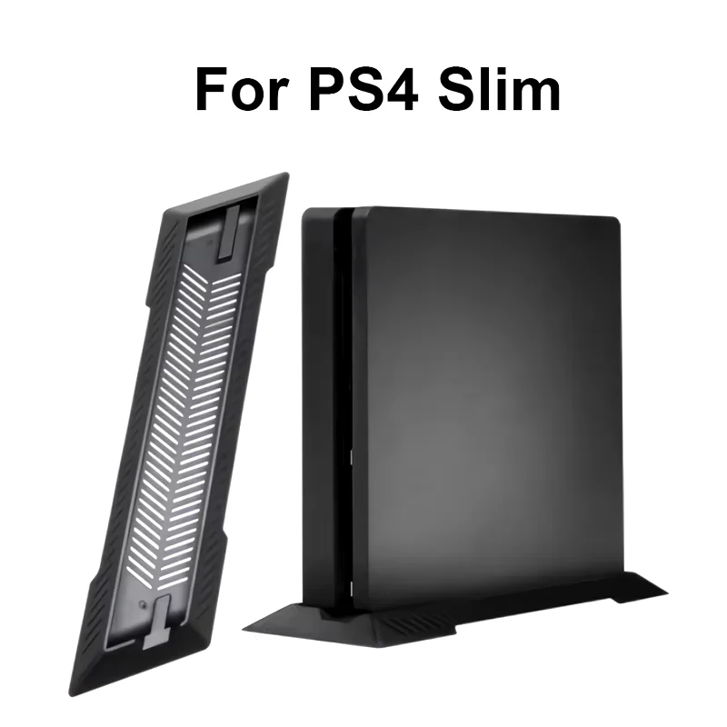 Vertical Cooling Stand for PS4 Slim Console - Enhanced Heat Dissipation Base