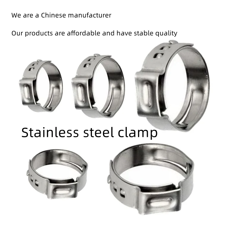 304 Stainless Steel Clamp 10pcs buckle clamp