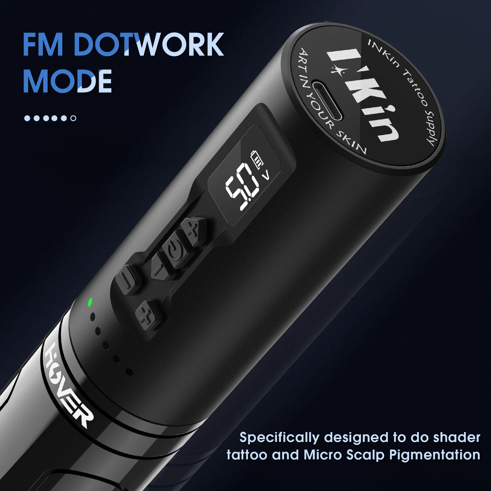 HOVER FM Dotwork Wireless Battery Tattoo Pen Machine – EZ TATTOO