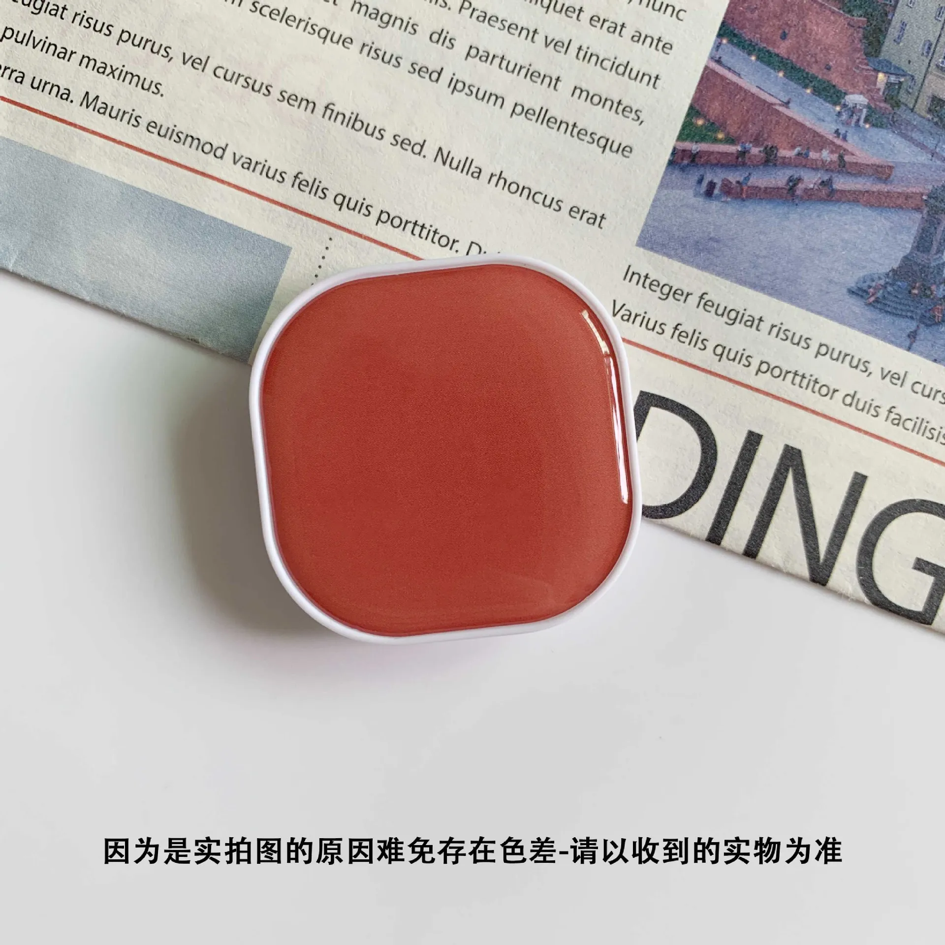 Chic Square Pop-Up Phone Grip and Stand Accessory
