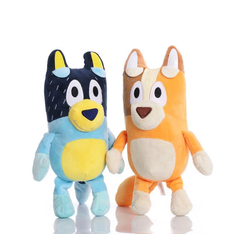 الأصلي Bluey الأسرة 40 سنتيمتر ألعاب من القطيفة لطيف محاكاة كلب البنغو شقيقة كاواي أفخم لعبة أطفال دمية هدية عيد ميلاد لعبة