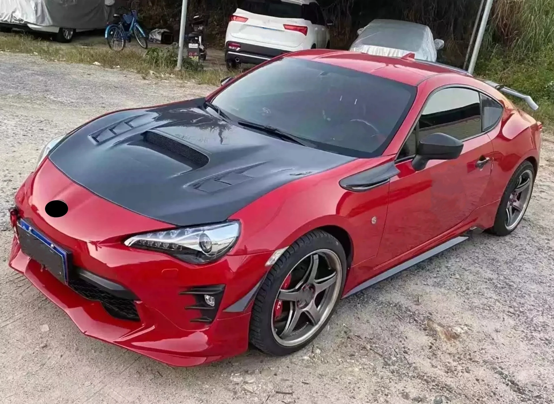 Red Medium Washable Show Car Cover fits Toyota 86 GT GTS / Subaru