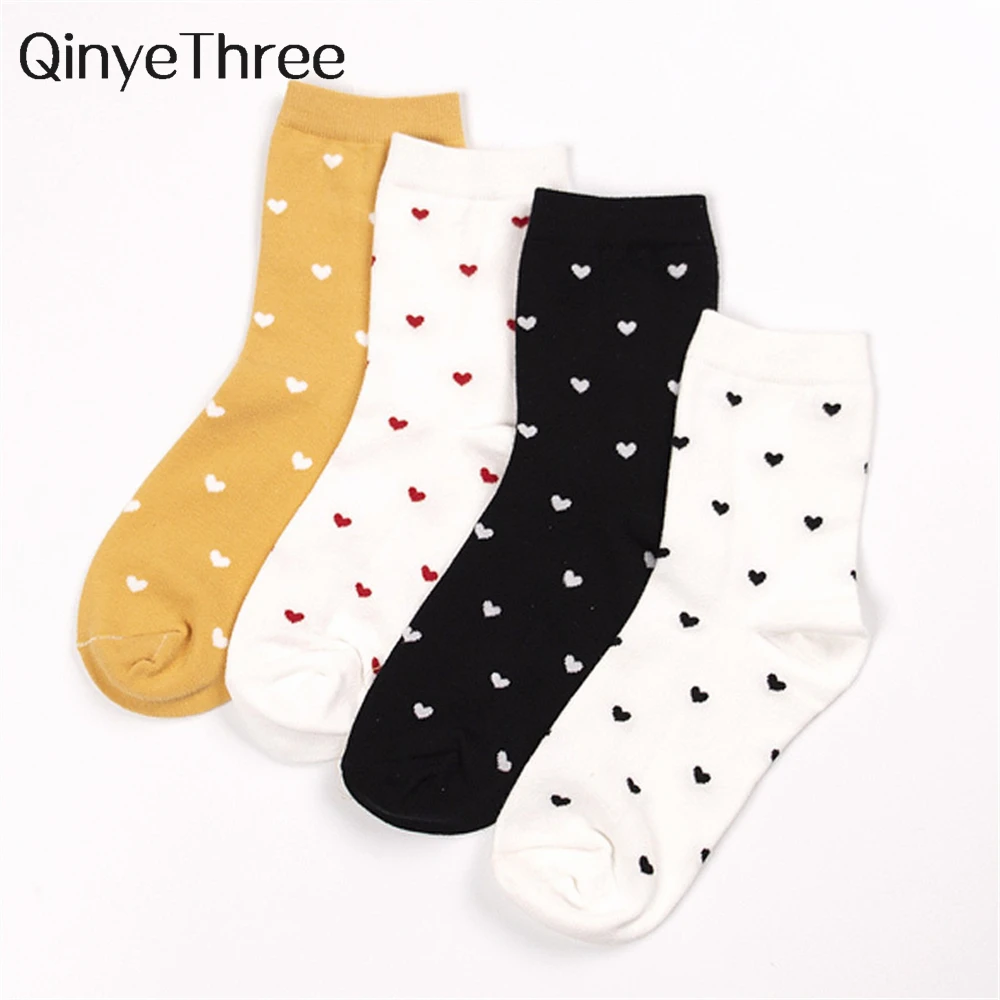 Neue süße Mädchen süße kleine Liebe Herz Kawaii schöne Damen Mode Designer Kunst Socken Streetwear Dropship
