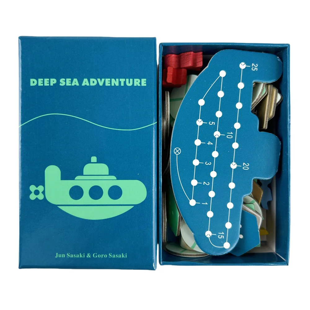 Deep Sea Adventure Board Game Card Game Family Party Entertainment Interactive Toys Gift