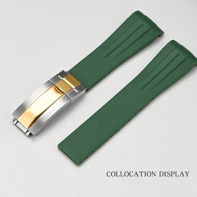 9mmx16mm Stainless Steel Clasp Rolex Submariner GMT Master Daytona Water Ghost Watch Band Solid Metal Safety Folding Buckle watch buckle clasp watch buckle