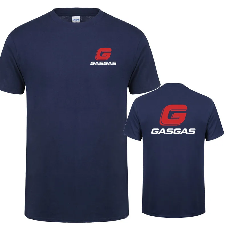 Gasgas 오토바이 T 셔츠 코튼 남성 여름 멋진 Gasgas T-셔츠 Funny Tee Man Tshirt LH-090