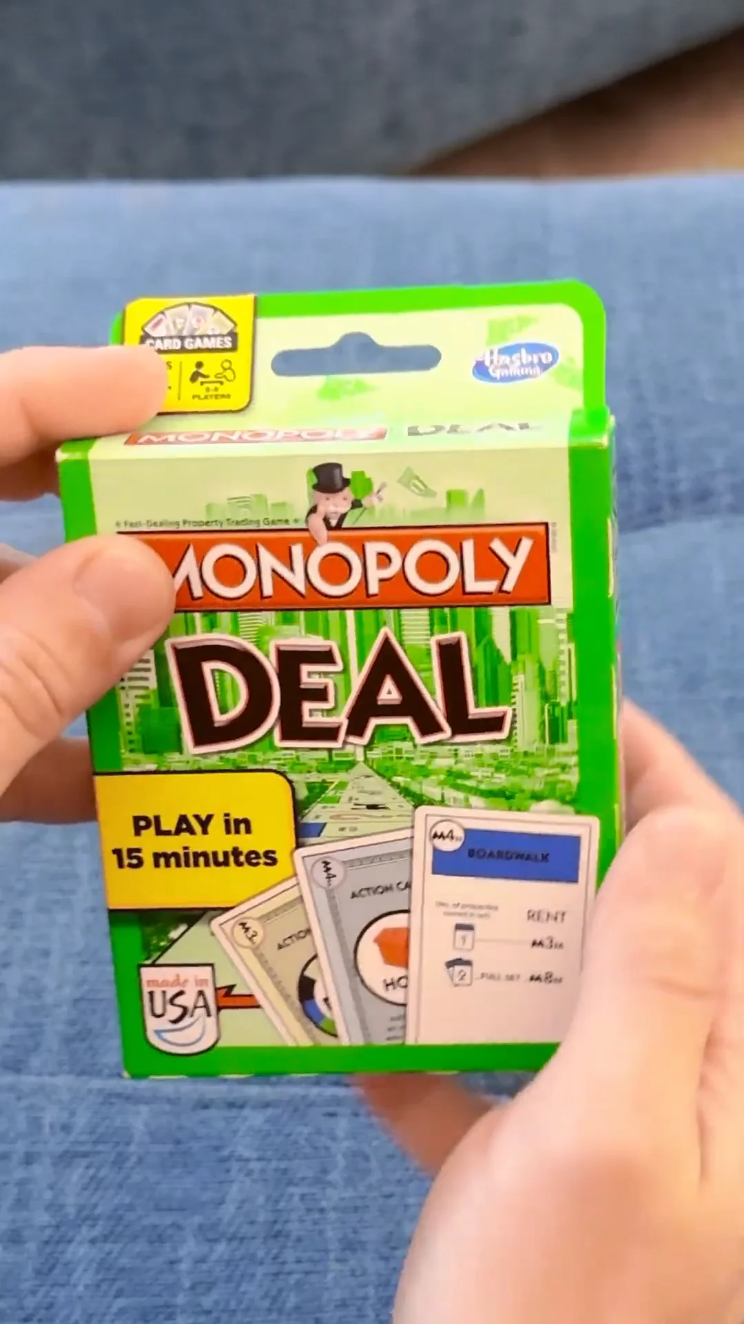 Monopoly Deal Card Game Imported (Quick Playing Fun Card Game) Play with Friends and Family