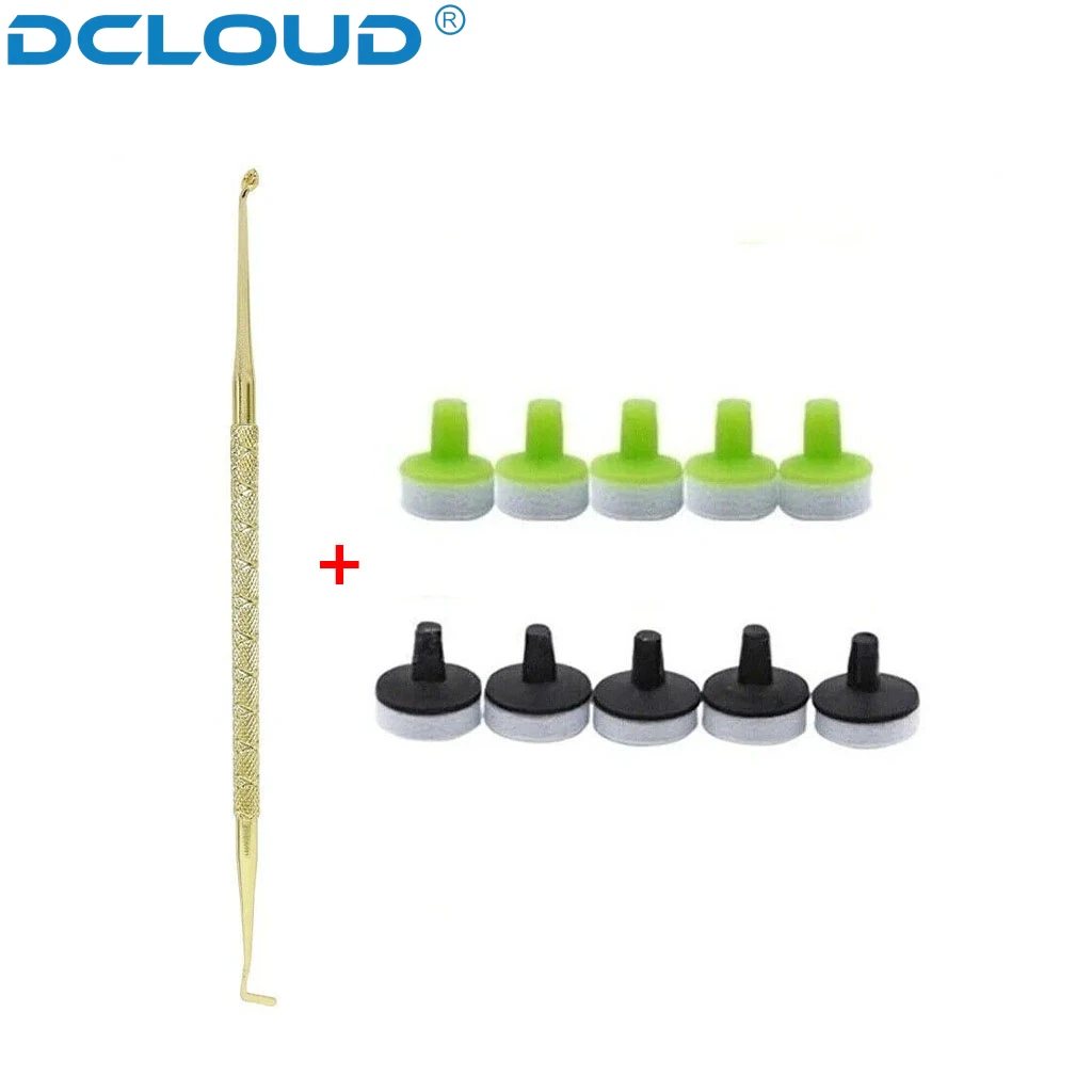 Dental Resin Filling & Molding Kit with Veneer Foam Pads & Composite Spatula Handle