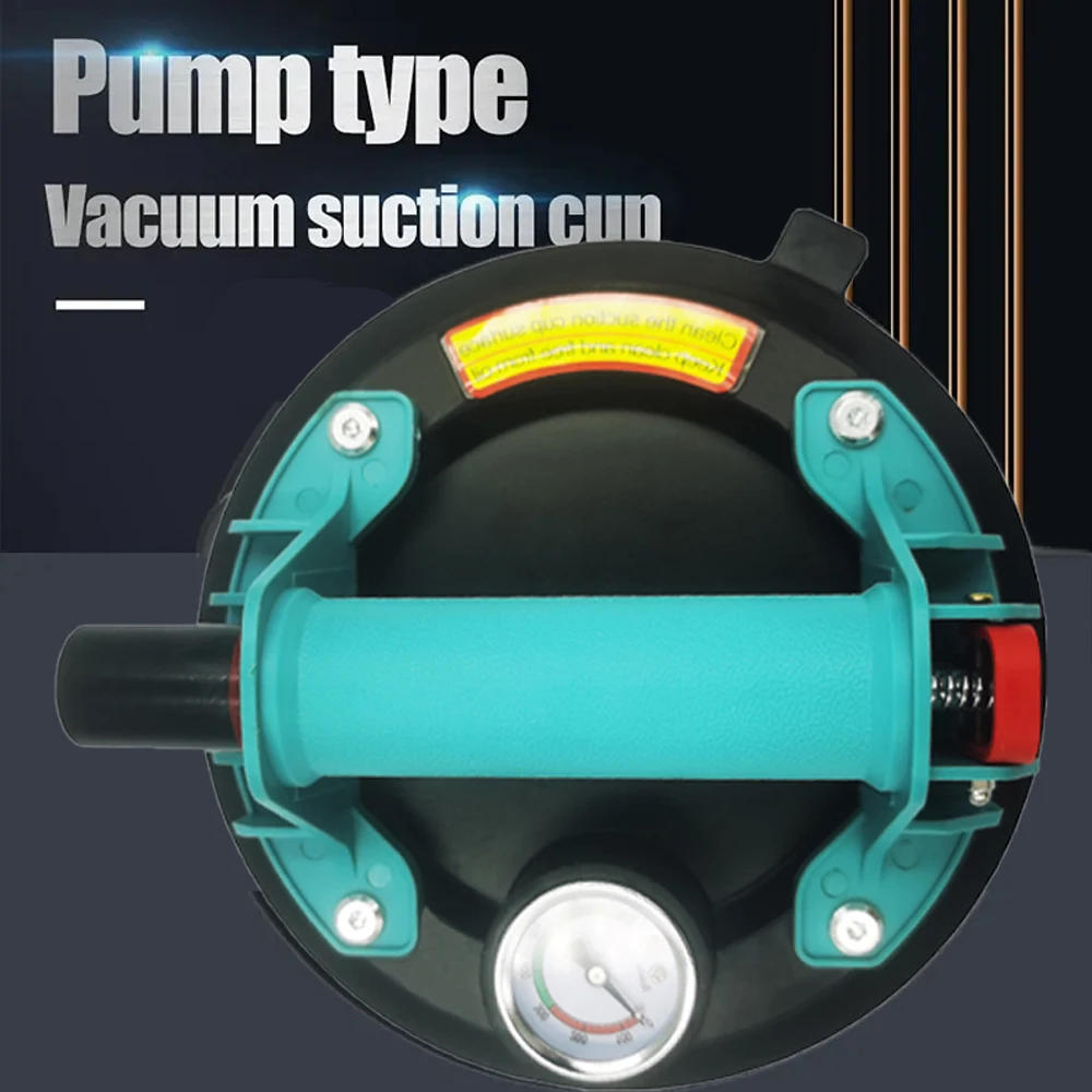 Vacuum Suction Cup 250 Kg Carrying Capacity 8 Inch Vacuum Suction Cup Heavy Duty Lifter for Granite Tile Glass Manual Lifting