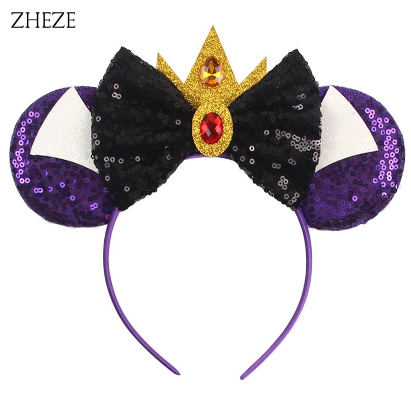 Neue Halloween-Ohren Haarreif für Frauen Festival Mickey Mouse Haarband Kinder Party Schurken Cosplay DIY Haaraccessoires – Detail 16