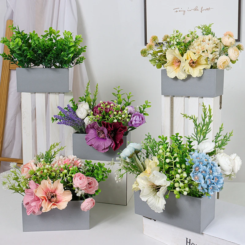 Искусственные Цветы Композиции На Стол Купить