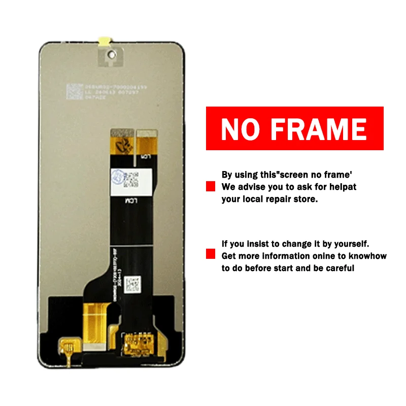 Schermo LCD Completo Con Digitalizzatore Per ZTE Blade A75 5G (modello 2357N), Ricambio Nero Con Touch Screen