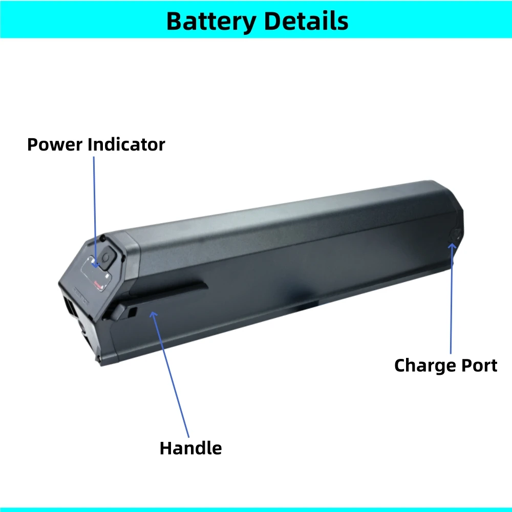 Reention Dorado Plus Ebike Battery 48V 17.5Ah 16Ah 14Ah 13Ah 12.5Ah 10.4Ah 10Ah 36V 20Ah 17.5Ah 13Ah 12.5Ah Semi Hidden Battery