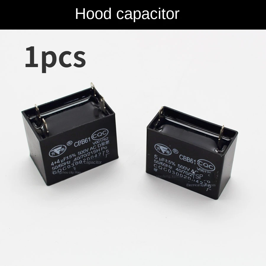 

For hood integrated stove repair parts capacitor 4+4uF 5uF 6uF 8uF 12uf 5+5uf