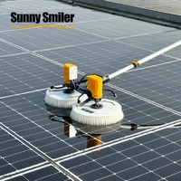 Hot Selling Solar Panel Cleaning Rotating Brush 3.5M/5.5M/7.5M Robot Cleaner Machine Kit With Telescopic  Tool 1