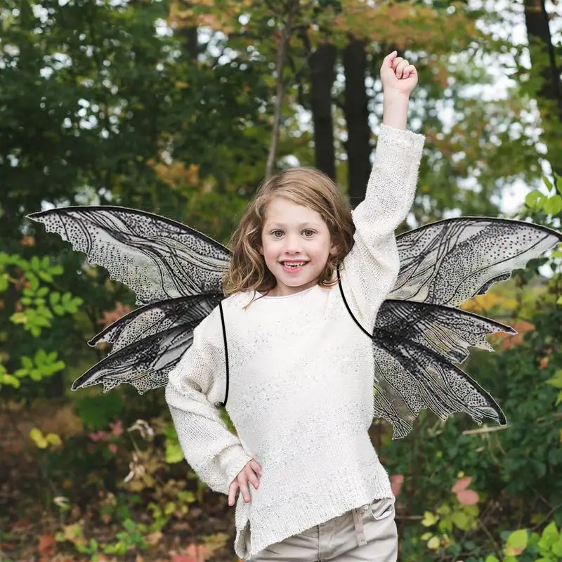 

Butterfly Wing With Elastic Straps Fixed Firmly Halloween Cosplay Costume Dress Up Princess Wings Party Decorations For Kids