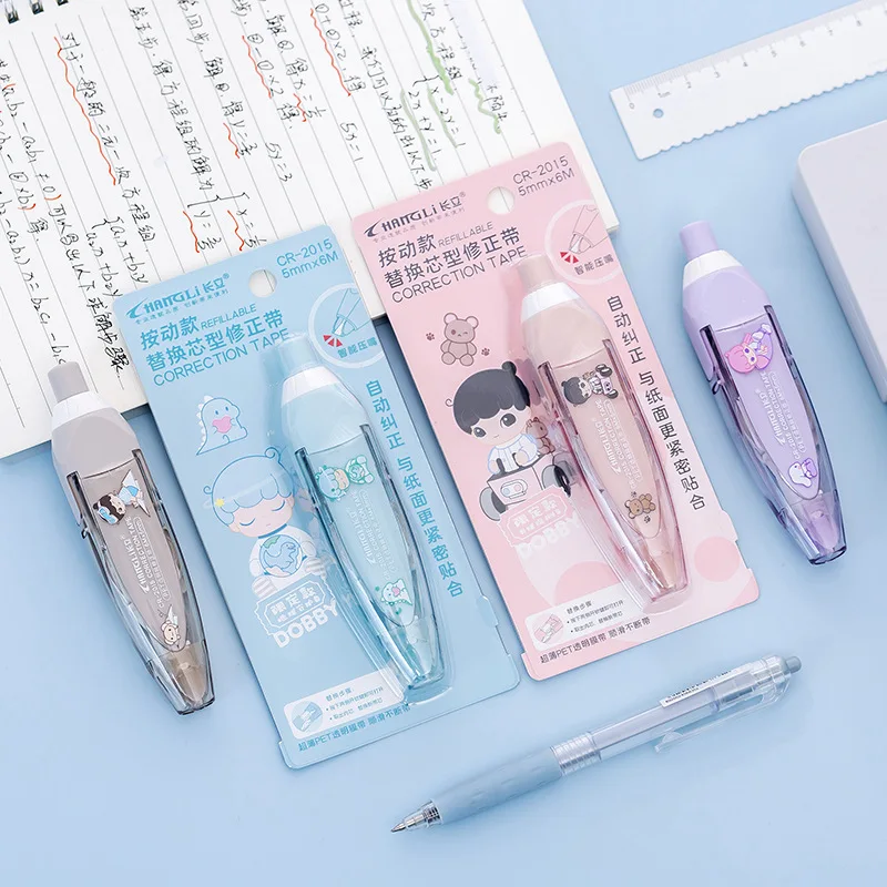 카와이 프레스 보정 테이프 장식 펜, DIY 일기 스크랩북 스티커, 학교 학생 선물 용품