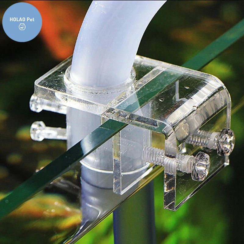Fish Tank Water Pump Pipe Holder Aquarium Air Filter Tube Foam